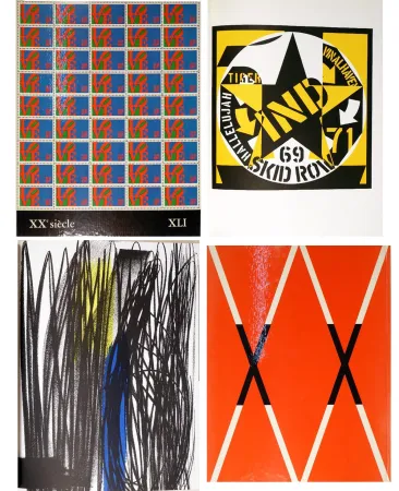 Livre Illustré Indiana - XXe SIÈCLE (nouvelle série). n° 41 (XLI). US Art II. Panorama 73**. XXXIIIe année. Décembre 1973 (H. Hartung, R. Indiana)