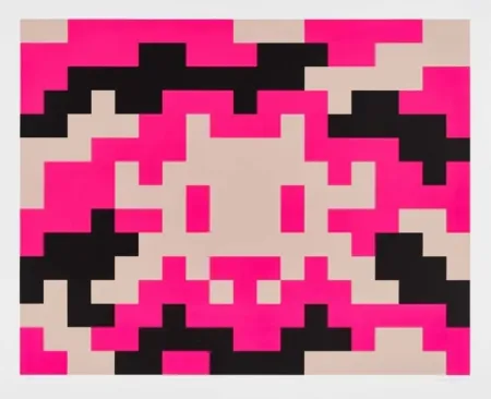 Sérigraphie Invader - CAMO XXL-3C-M1