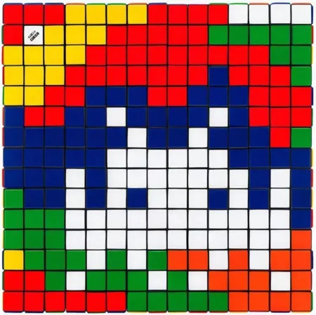 Multiple Invader - Rubik Camouflage NVDR1-2