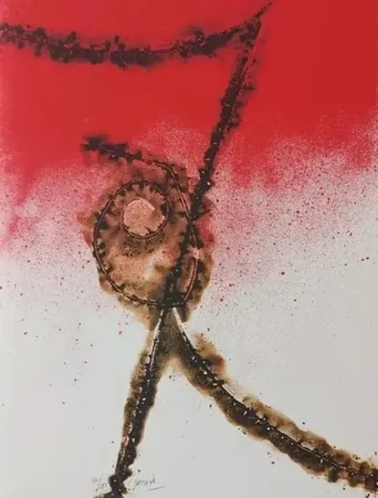 Lithographie Jaccard - SANS TITRE 