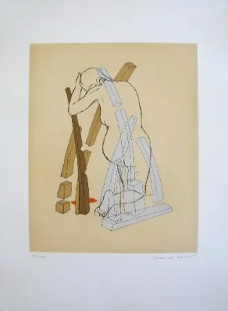 Eau-Forte Et Aquatinte Jean - Composition 5