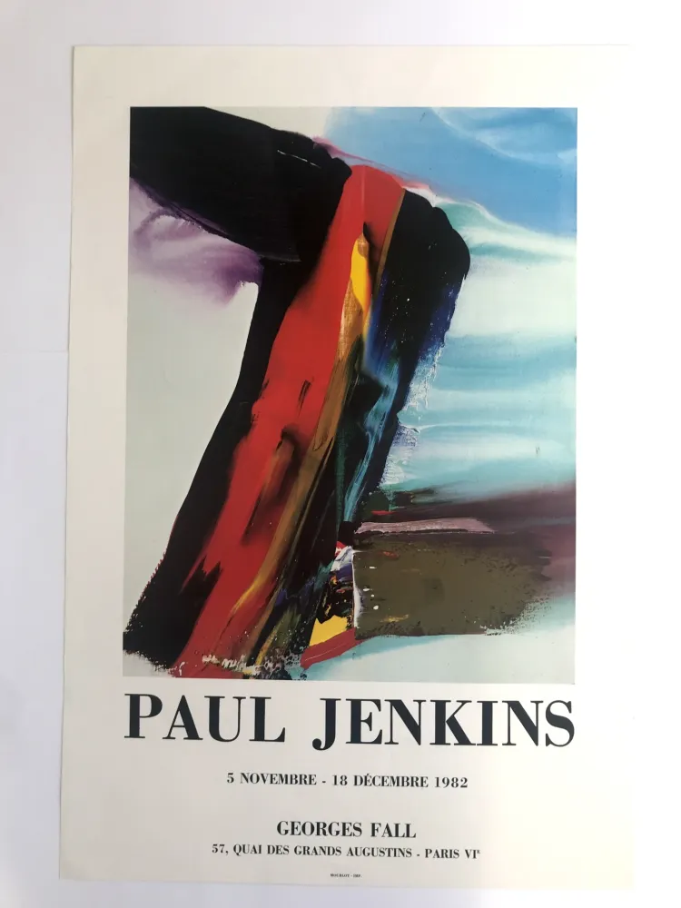 Affiche Jenkins - Galerie Georges Fall
