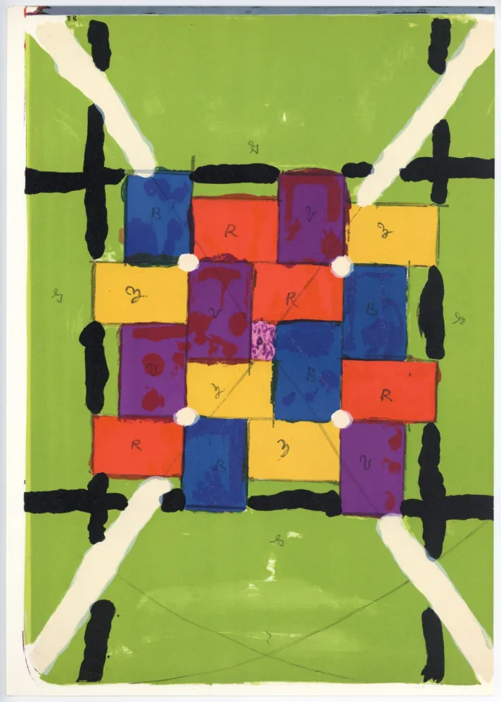 Lithographie Jensen - Puzzle I