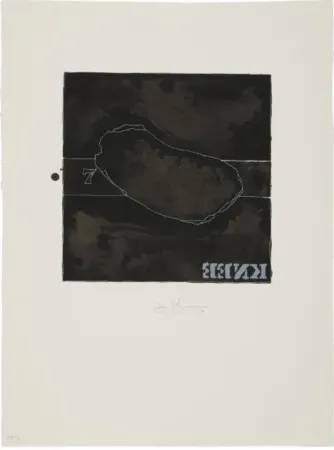 Lithographie Johns - Knee