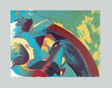 Lithographie Jones - Stage set (2)