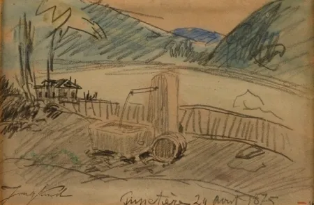 Aucune Technique Jongkind - La Fontaine , Pupetières