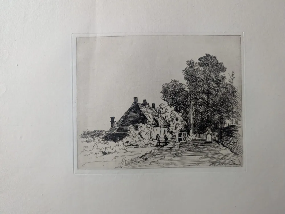 Eau-Forte Jongkind - La nourrice / The Nurse