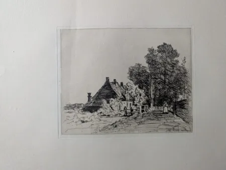 Eau-Forte Jongkind - La nourrice / The Nurse