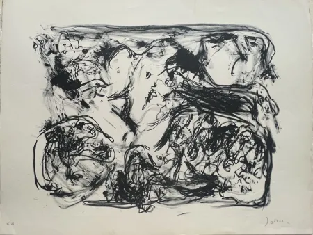 Lithographie Jorn - Composition, Exemplaire d'artiste. EA