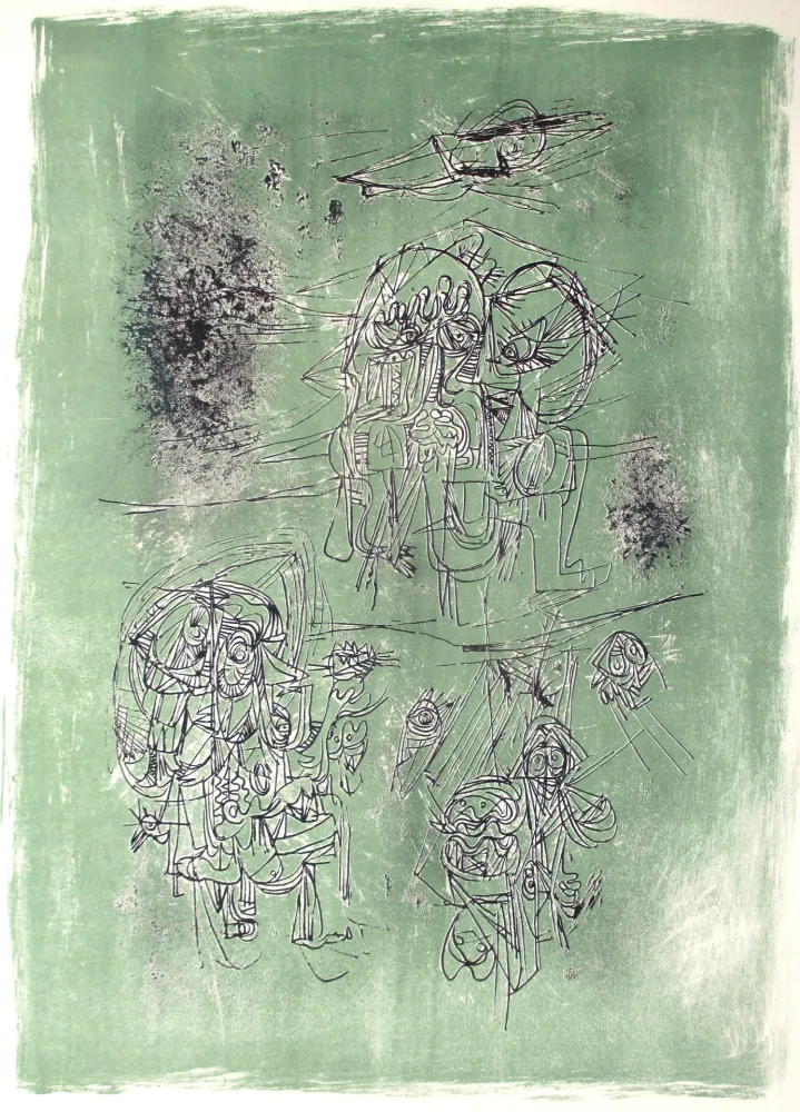 Lithographie Jorn - Die Ars Mappe