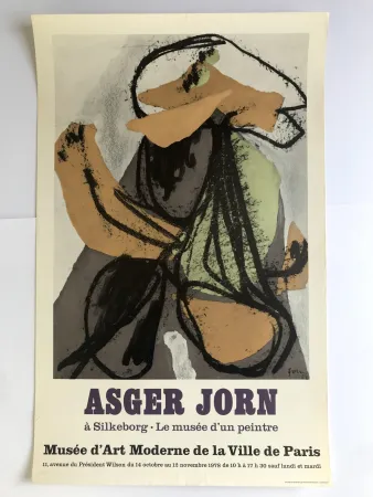 Affiche Jorn - Musée d'art moderne de la Ville de Paris