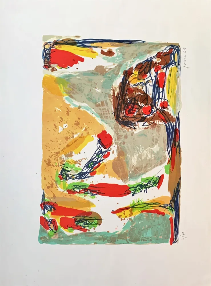 Lithographie Jorn - Sans titre 