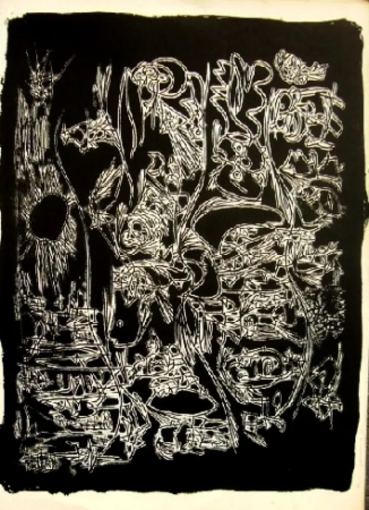 Lithographie Jorn - Sans titre 