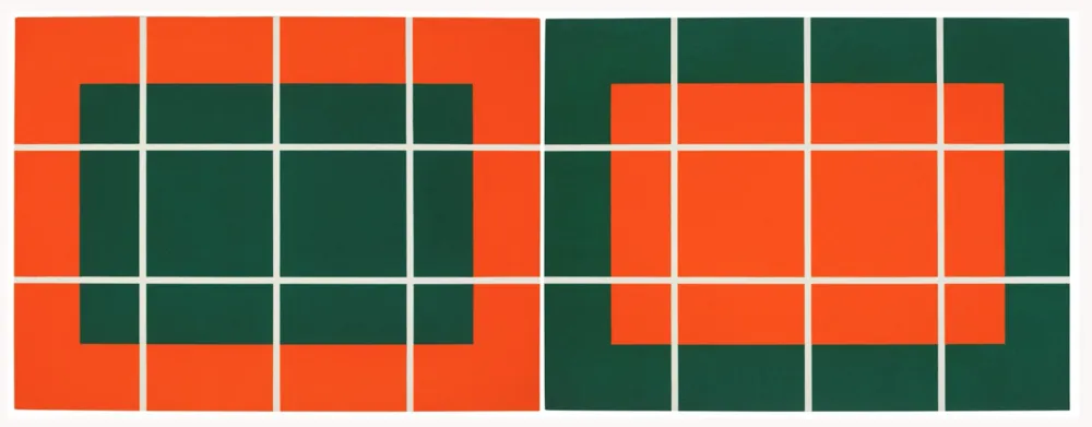 Gravure Sur Bois Judd - Untitled; two prints (Schellmann 263-264)