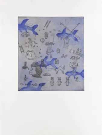 Gravure Kaga - Baby sharks