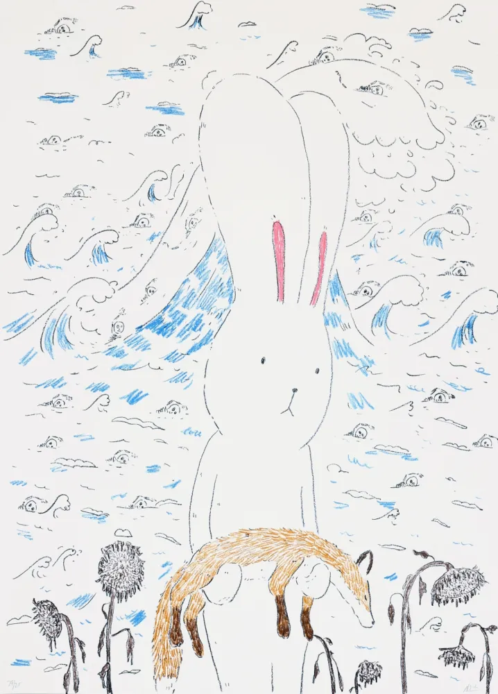 Lithographie Kaga - Usacchi 2