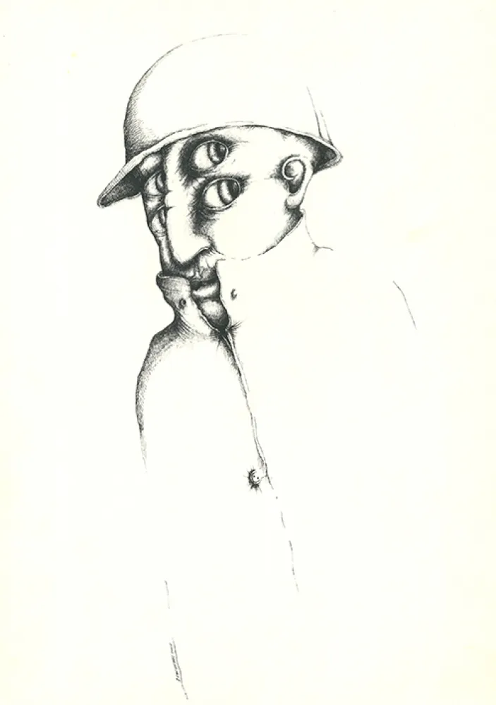 Aucune Technique Kamienniarz - Untitled