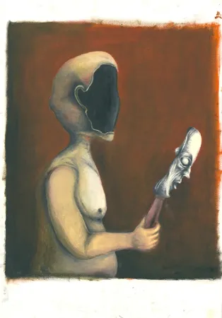 Aucune Technique Kamienniarz - Untitled