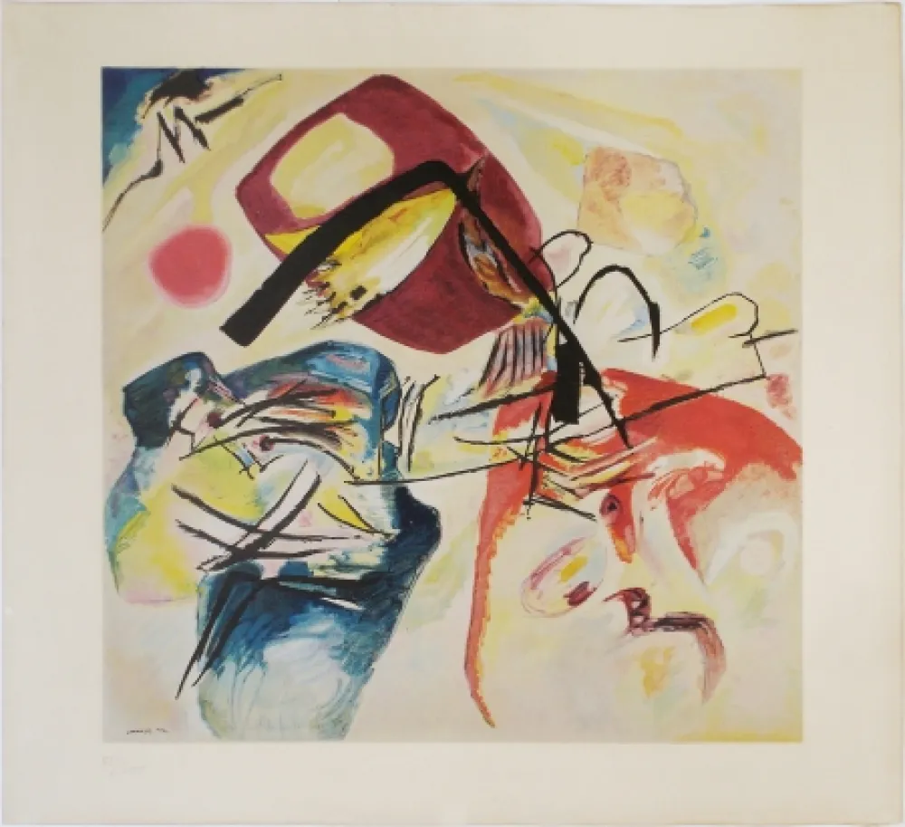 Lithographie Kandinsky - Arc Noir