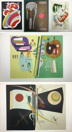 Livre Illustré Kandinsky - Derrière le Miroir n° 179 : KANDINSKY, Période Parisienne (1934-1944) avec 5 lithographies en couleurs.