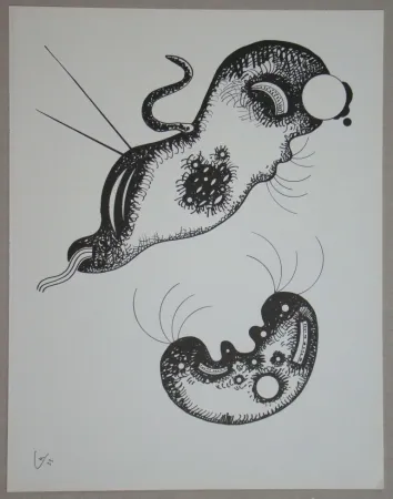 Lithographie Kandinsky - Dessin à la plume, 1933