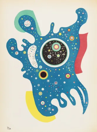 Lithographie Kandinsky - Étoiles
