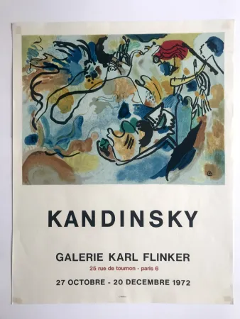 Affiche Kandinsky - Galerie Karl Flinker