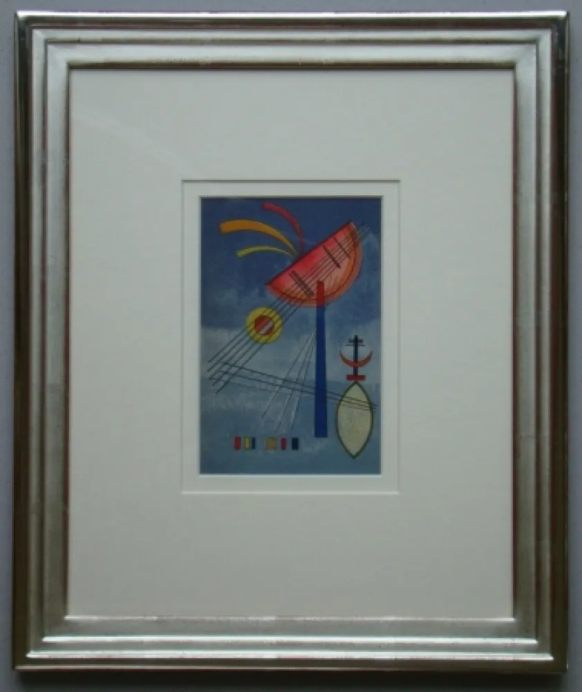 Lithographie Kandinsky - Geneigter Halbkreis
