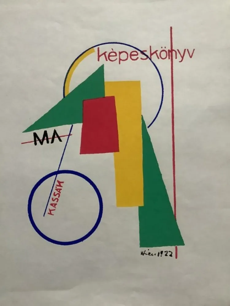 Sérigraphie Kassak - Képeskönyv (