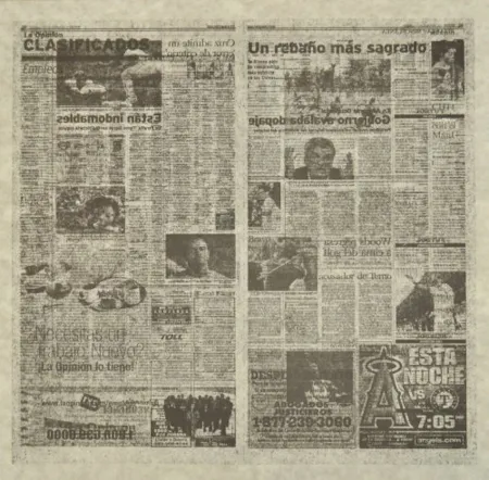 Lithographie Kassay - Untitled 2/8 (La Opinión)