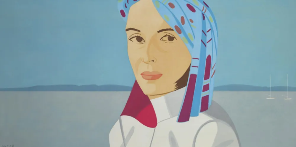 Aquatinte Katz - Ada in Blue Hat