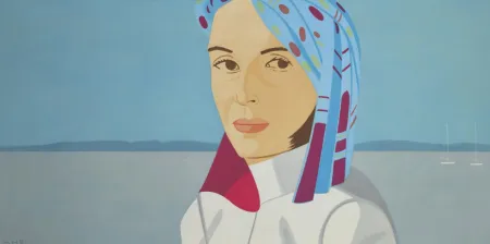 Aquatinte Katz - Ada in Blue Hat