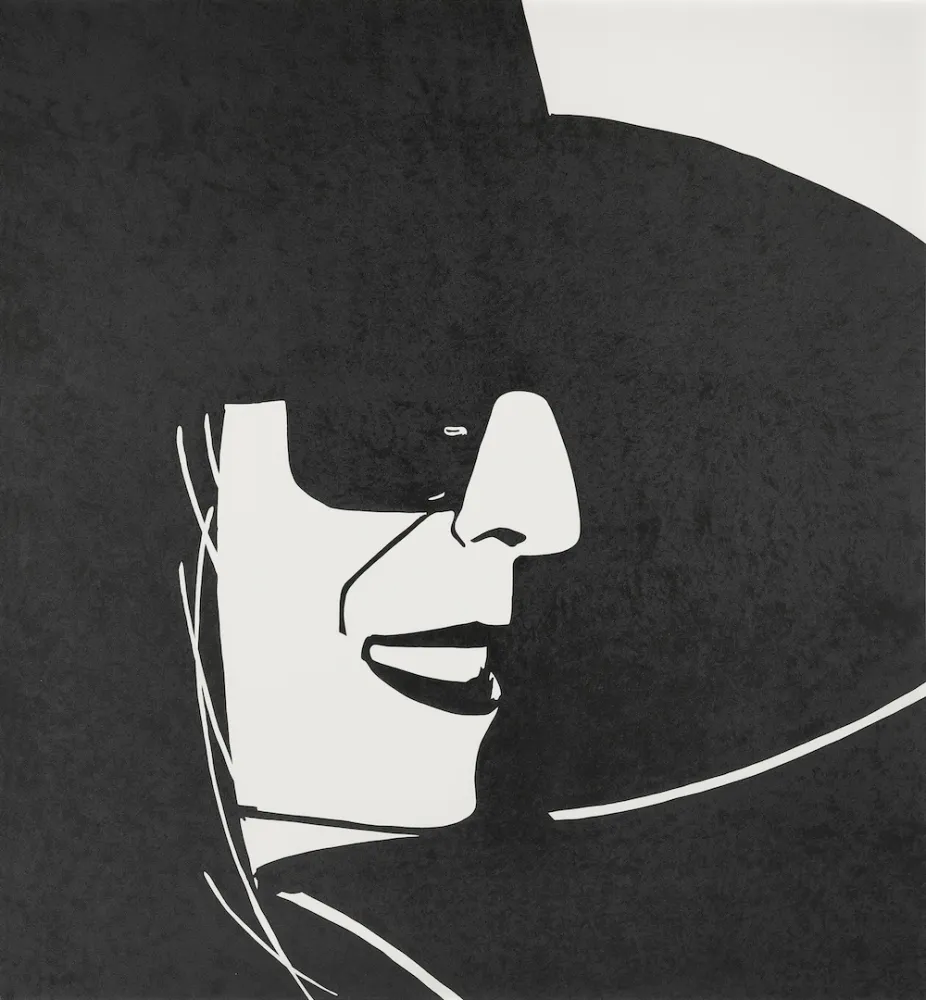 Sérigraphie Katz - Ada with Black Hat