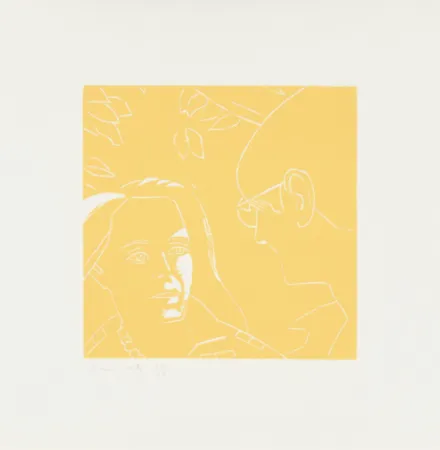 Gravure Sur Bois Katz - Anda and Dino (from A Tremor in the Morning)
