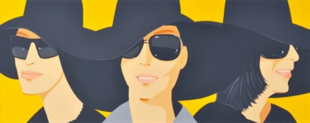 Sérigraphie Katz - Black Hats IV