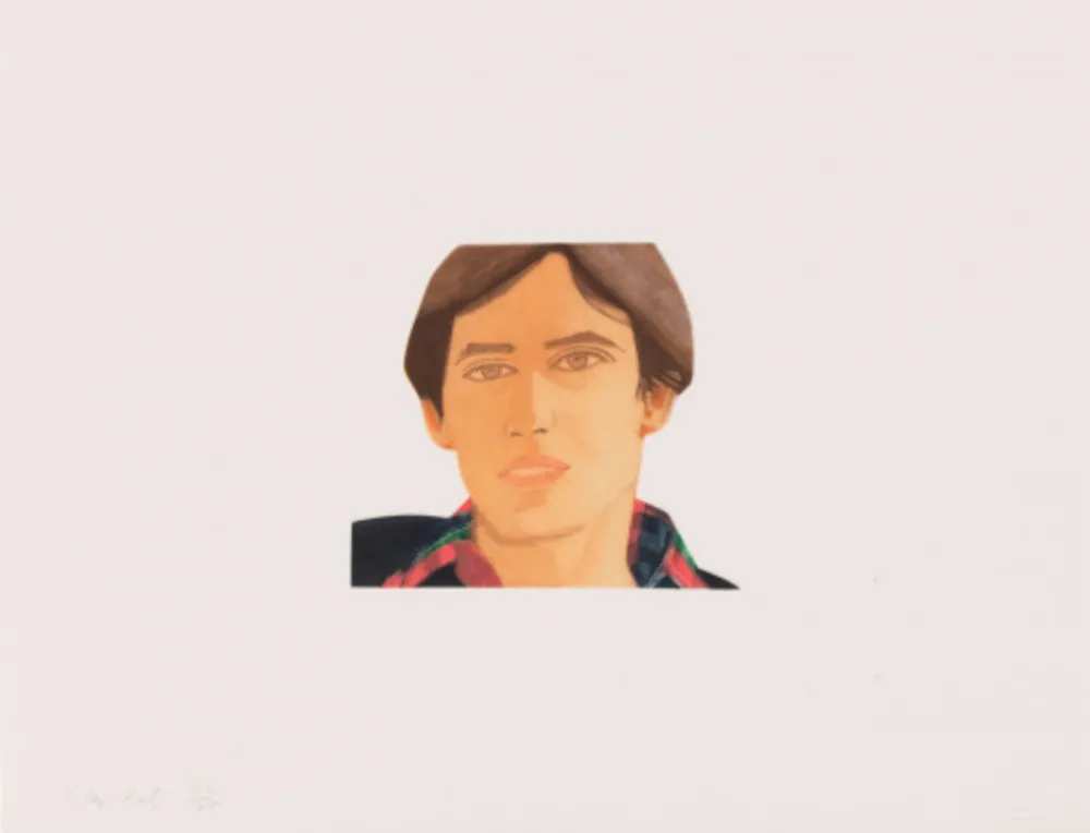 Aquatinte Katz - Face of the Poet 2