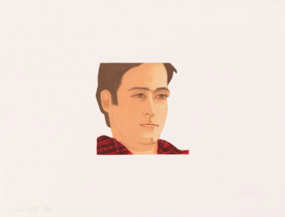 Aquatinte Katz - Face of the Poet 3