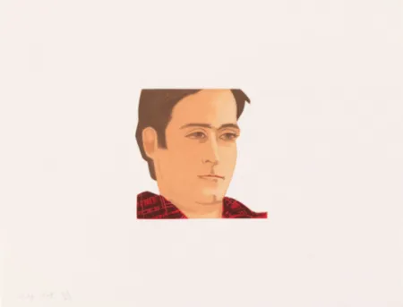 Aquatinte Katz - Face of the Poet 3