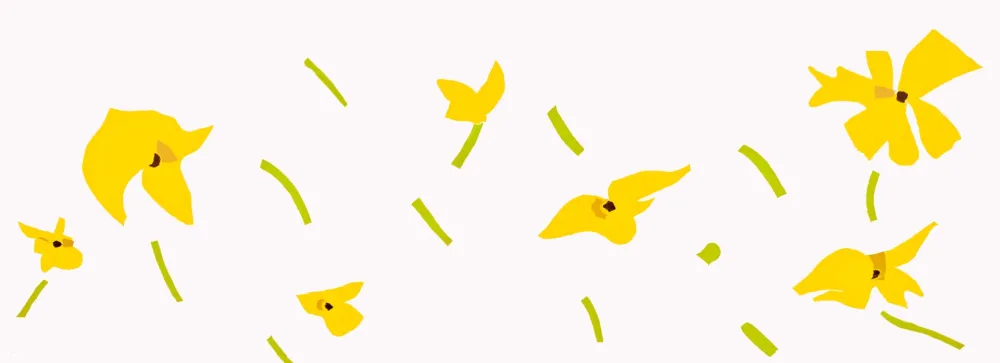 Gravure Sur Bois Katz - Flowers in the Wind