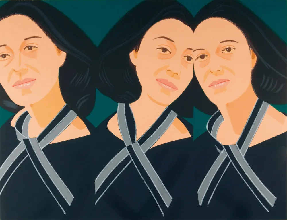 Sérigraphie Katz - Grey Ribbon