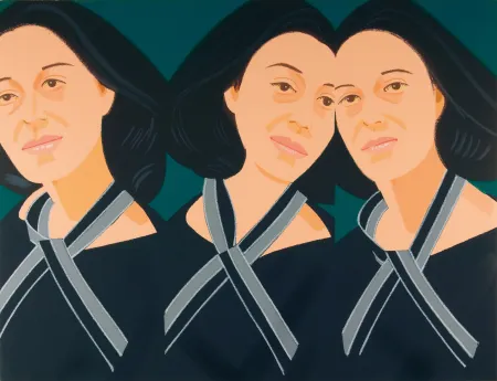 Sérigraphie Katz - Grey Ribbon