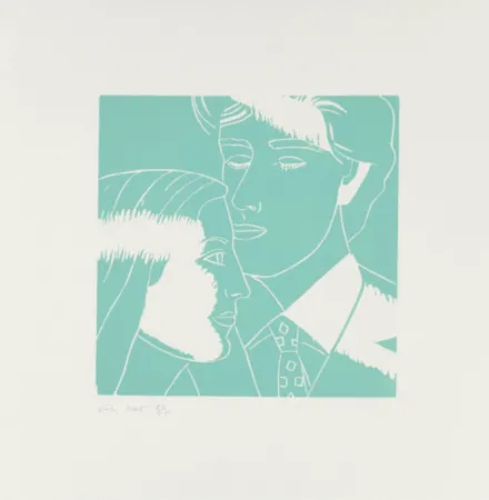 Gravure Sur Bois Katz - Kriti and Vincent (from A Tremor in the Morning)