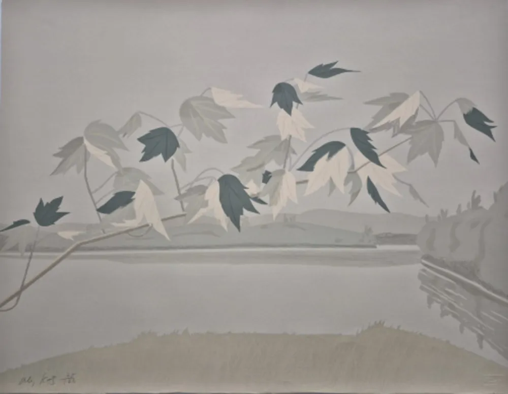 Lithographie Katz - Late July 2