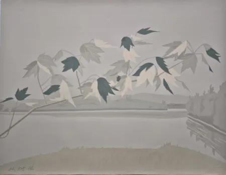 Lithographie Katz - Late July 2