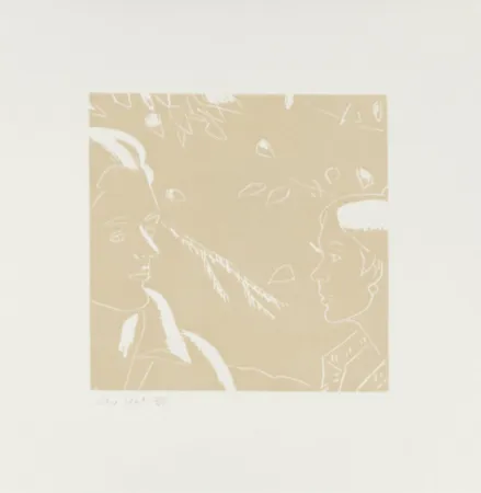 Gravure Sur Bois Katz - Rackstraw and Peggy (from a Tremor in the Morning)