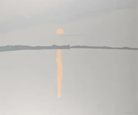 Sérigraphie Katz - Sunset, Lake Wesserunsett I