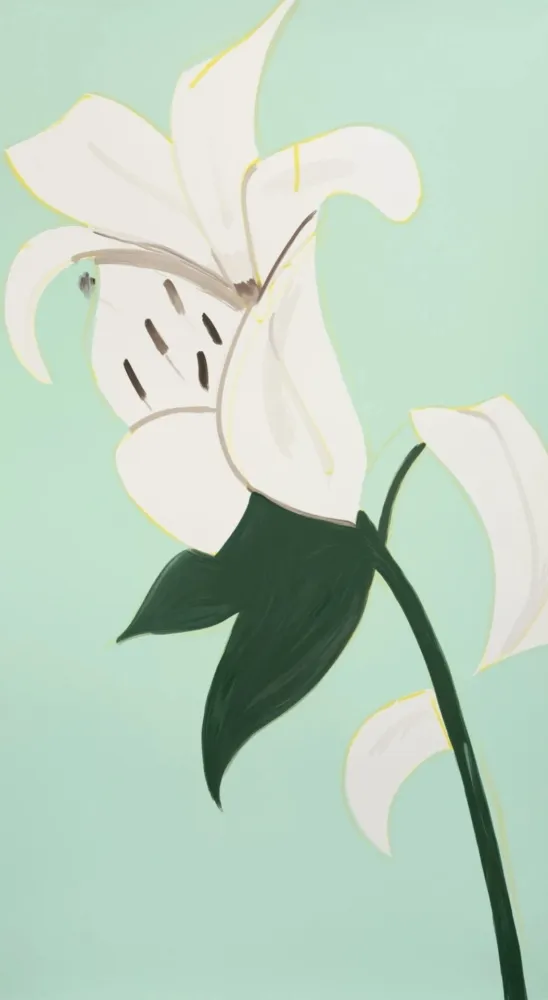 Sérigraphie Katz - White Lilies 3