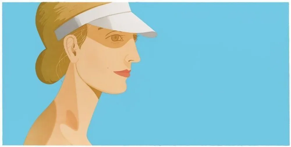 Eau-Forte Et Aquatinte Katz - White visor