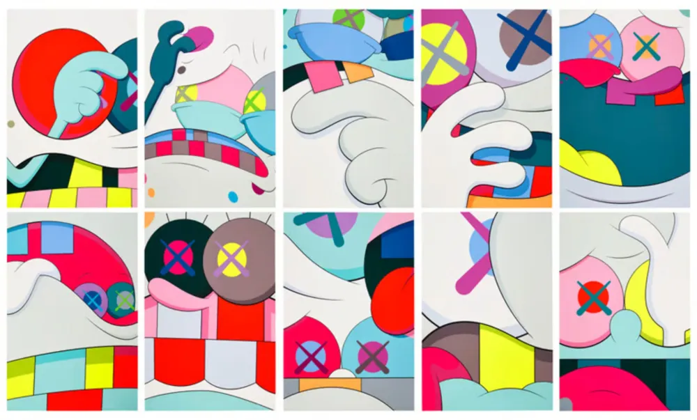 Sérigraphie Kaws - Blame Game