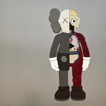 Sérigraphie Kaws - Dissected Companion (Brown)